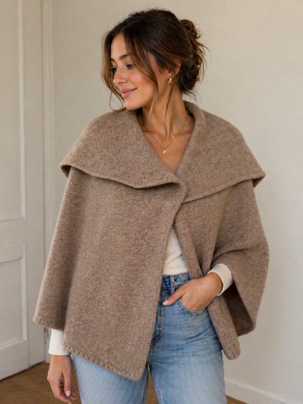 Designer Cythnia Rowley Brown Vest Warm Boho Size Extra Small